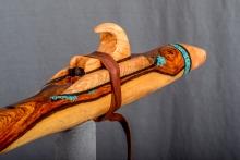 Ironwood Burl (desert) Native American Flute, Minor, Mid F#-4, #M39I (4)